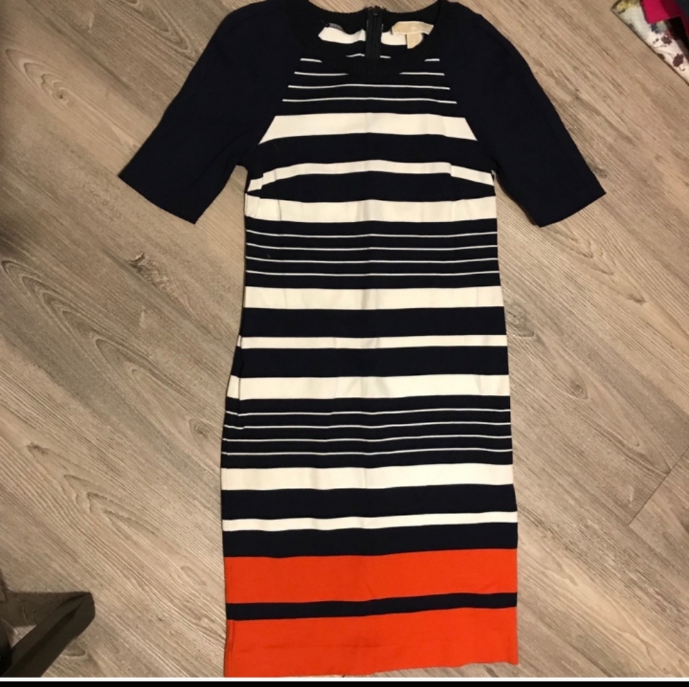 Michael Kors Dress Striped Size 8
